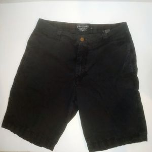 Navy blue men's chino shorts